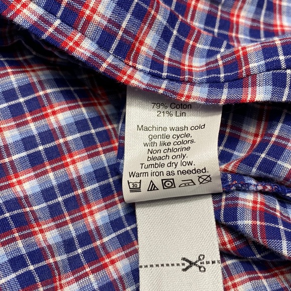 Madewell Plaid Top - Picture 7 of 11